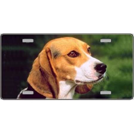 Powerhouse Beagle Dog Pet Novelty License Plates- Full Color Photography License Plates PO515085
